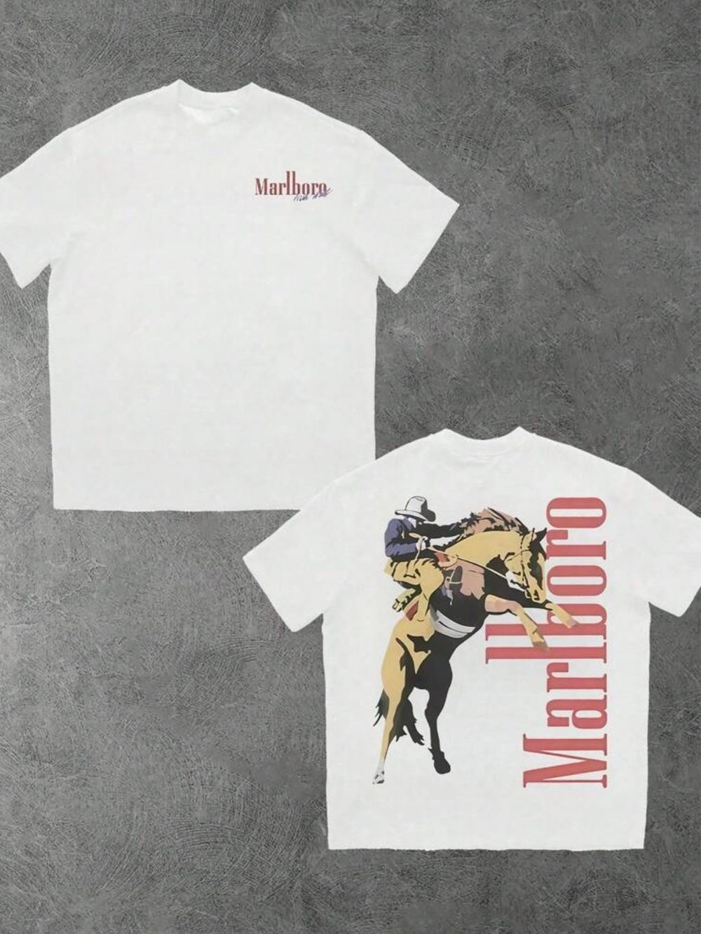Marlboro White Tee